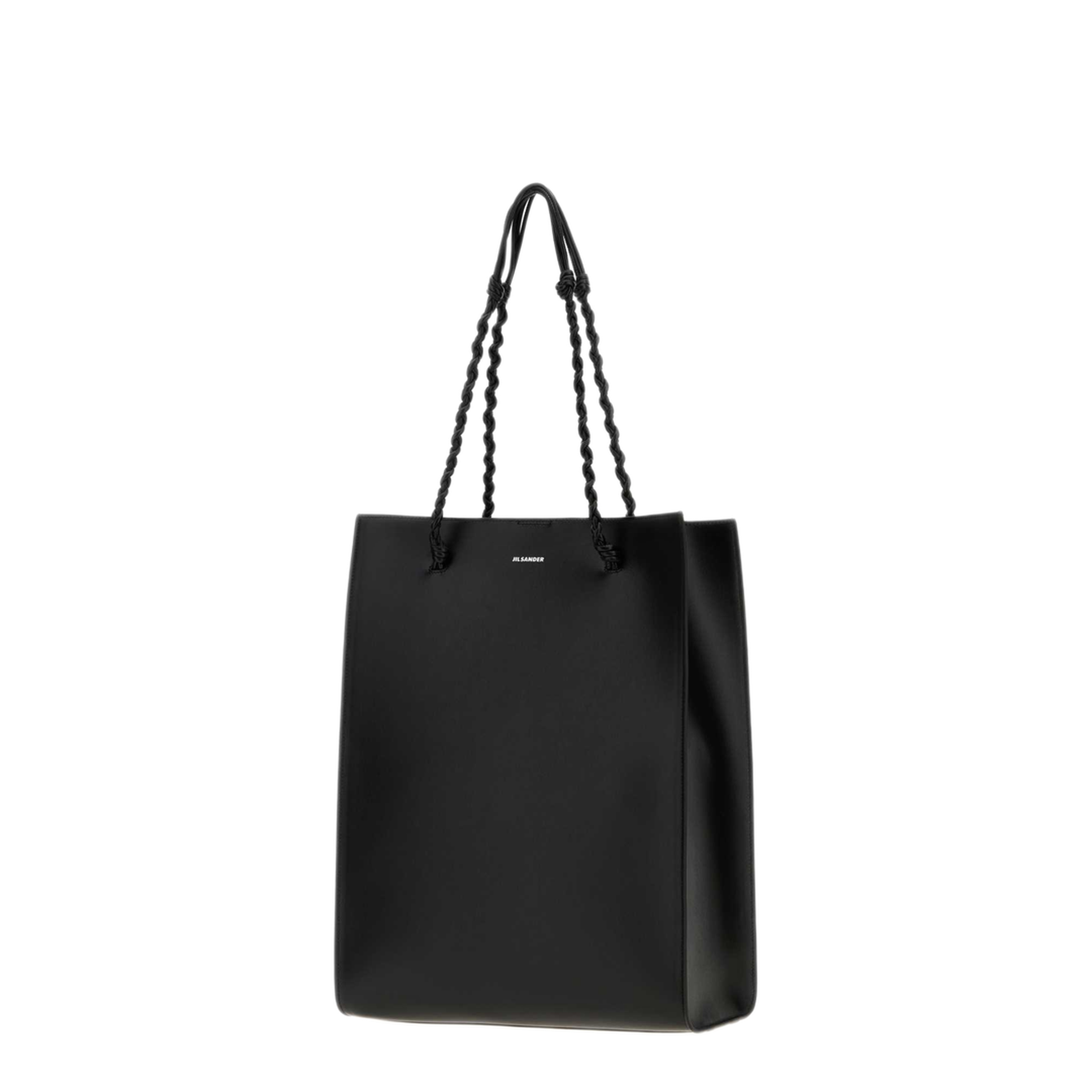 MAYFEYR - Jil Sander - Black Leather Tangle Shopping Bag - J26WC0034P9046001
