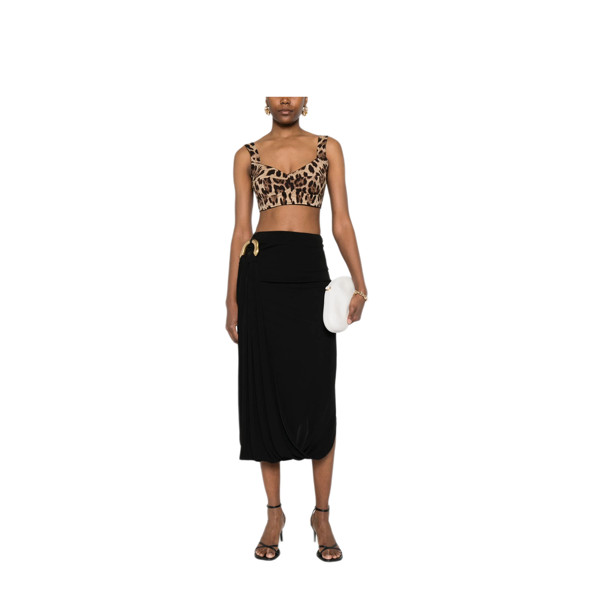 MAYFEYR - Dolce & Gabbana - Leopard Print Bustier Top - F7Y28TGDCLPHY13M