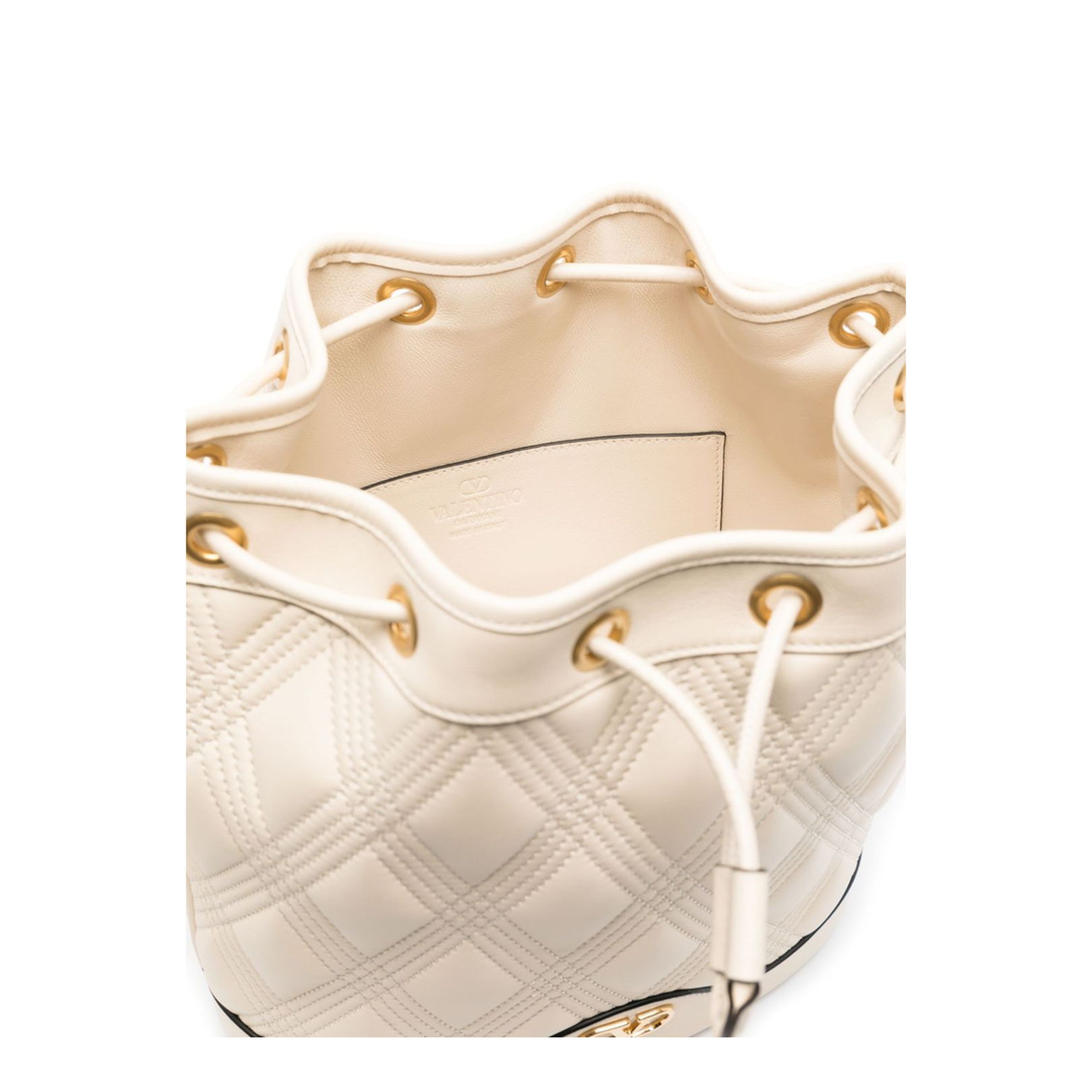 Quiltie 67 Leather Bucket Bag