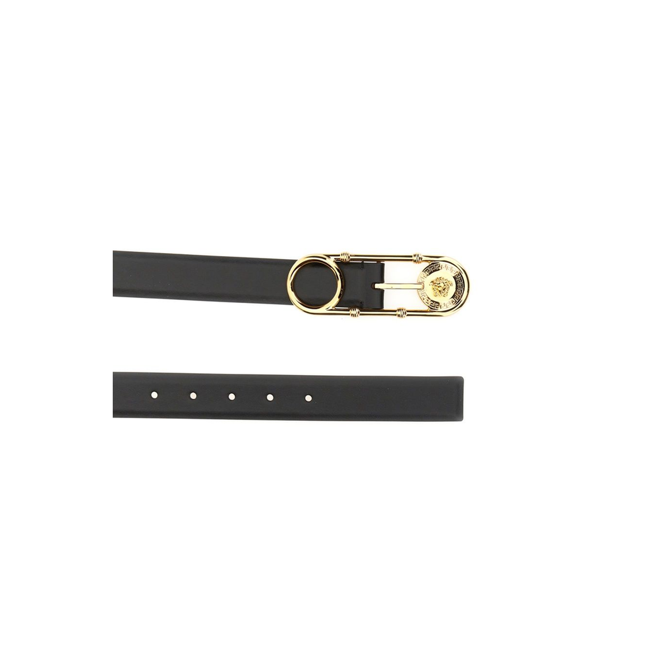 Leather Belt with Buckle