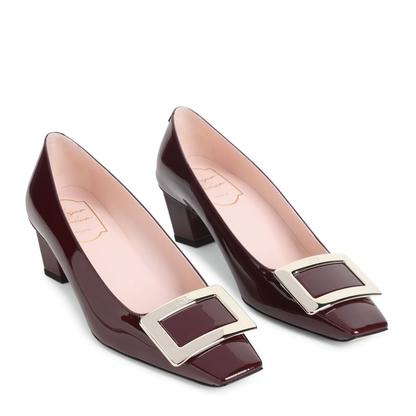 With Heel Bordeaux