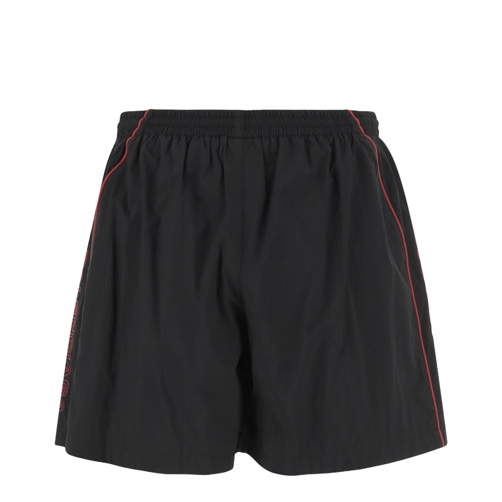 Bermuda Shorts with Red Logo