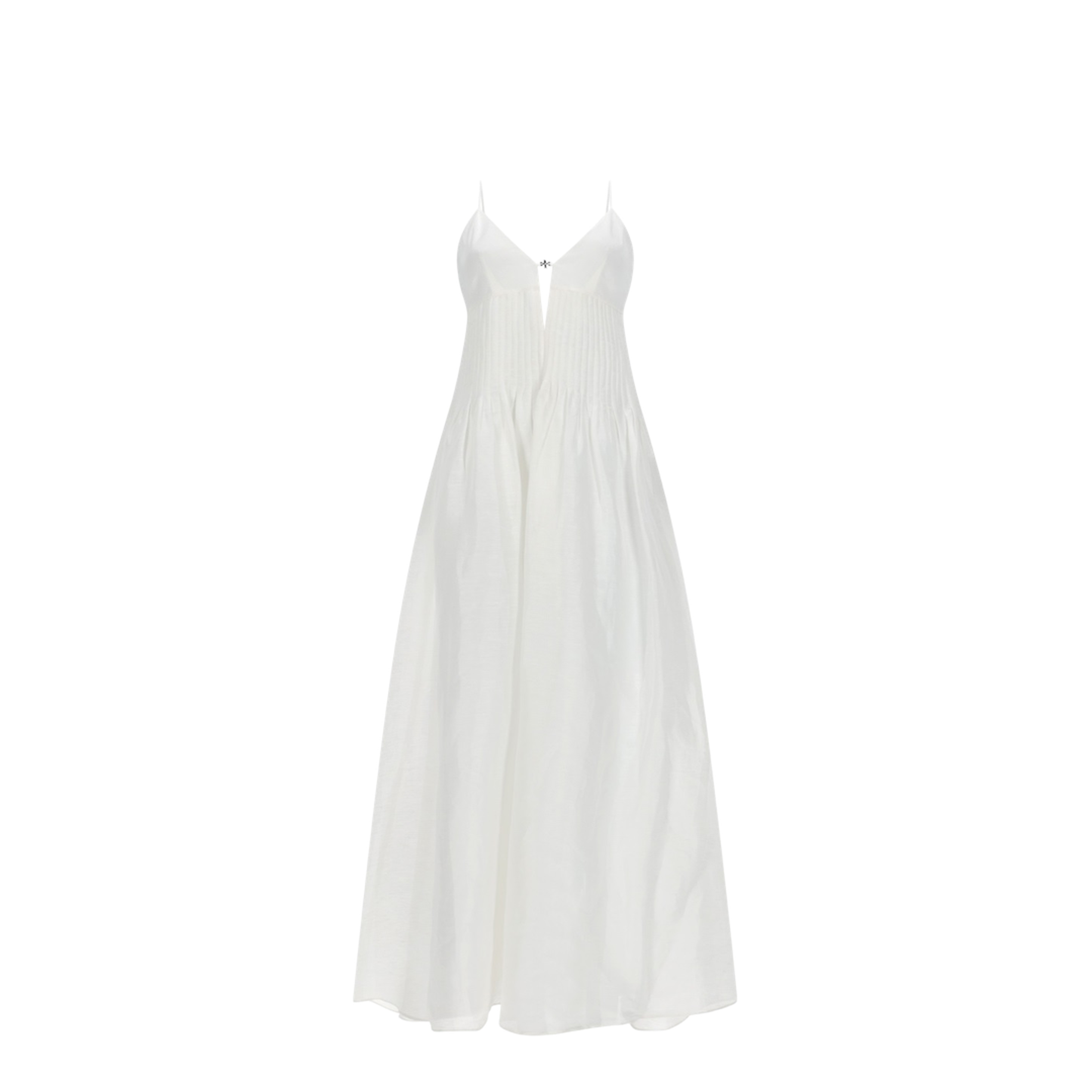 Appliqué Pleated Dress