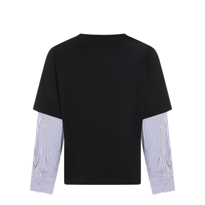 Long Sleeve Cotton Crew-Neck T-Shirt