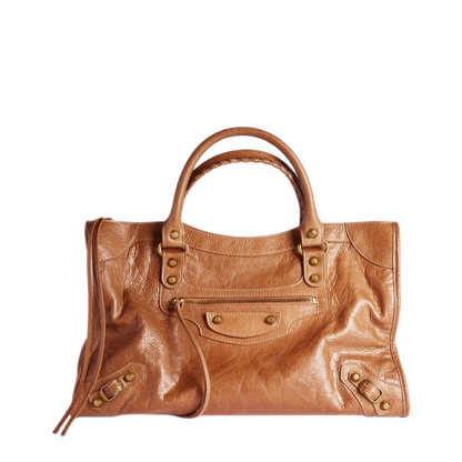 MAYFEYR - Balenciaga - City Medium Bag In Arena Leather - 823058210F6