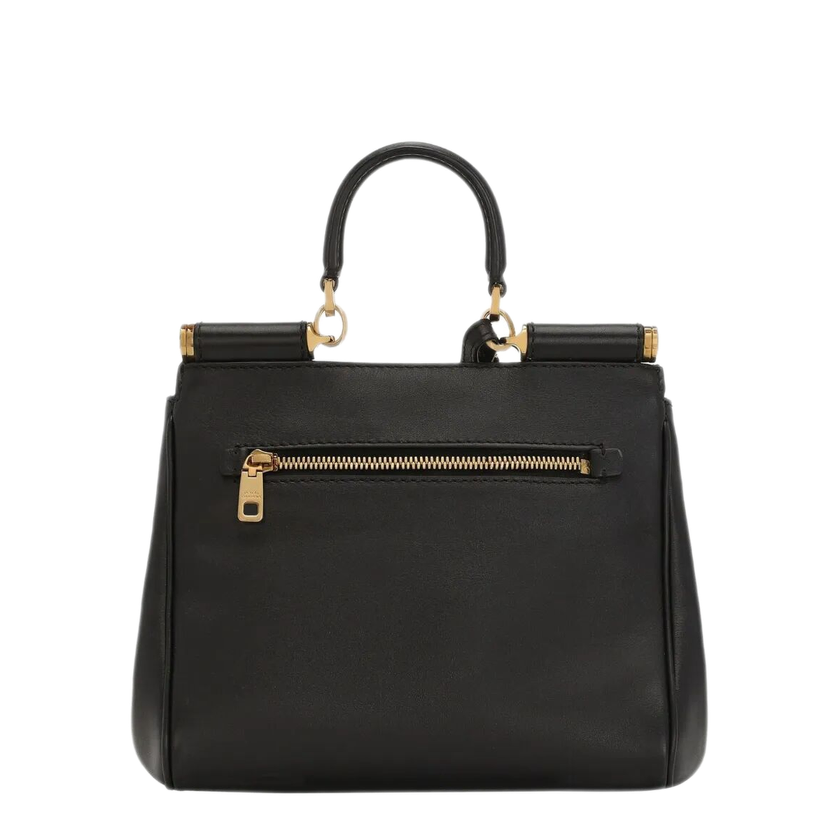 My Sicily Small Calfskin Handbag - Black