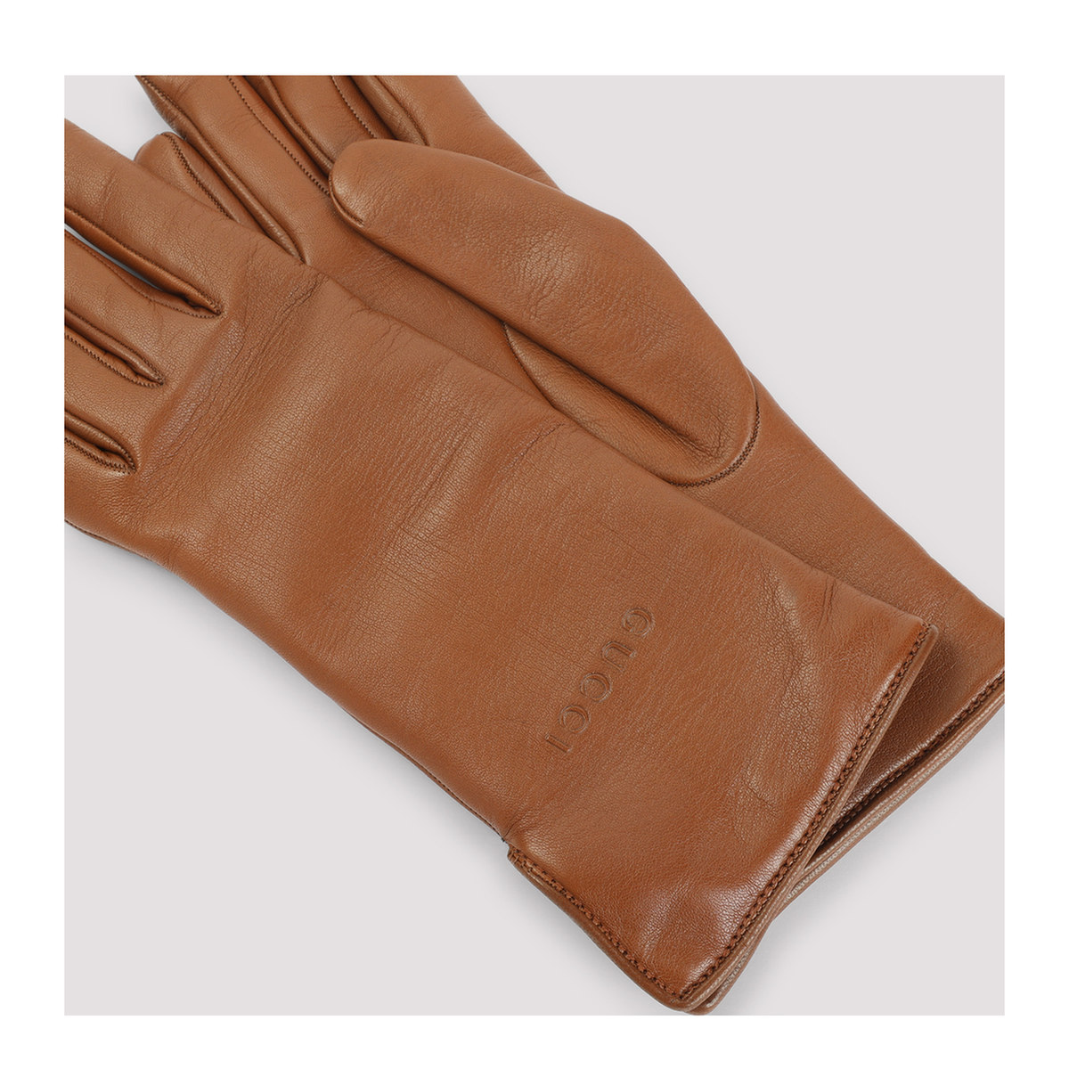 MAYFEYR - Gucci - Light Brown Lamb Leather Gloves - 8355813SAJN2765