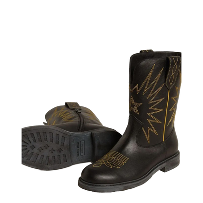 MAYFEYR - Golden Goose - Wish Star Biker Boots - GYF00971KF00767490327