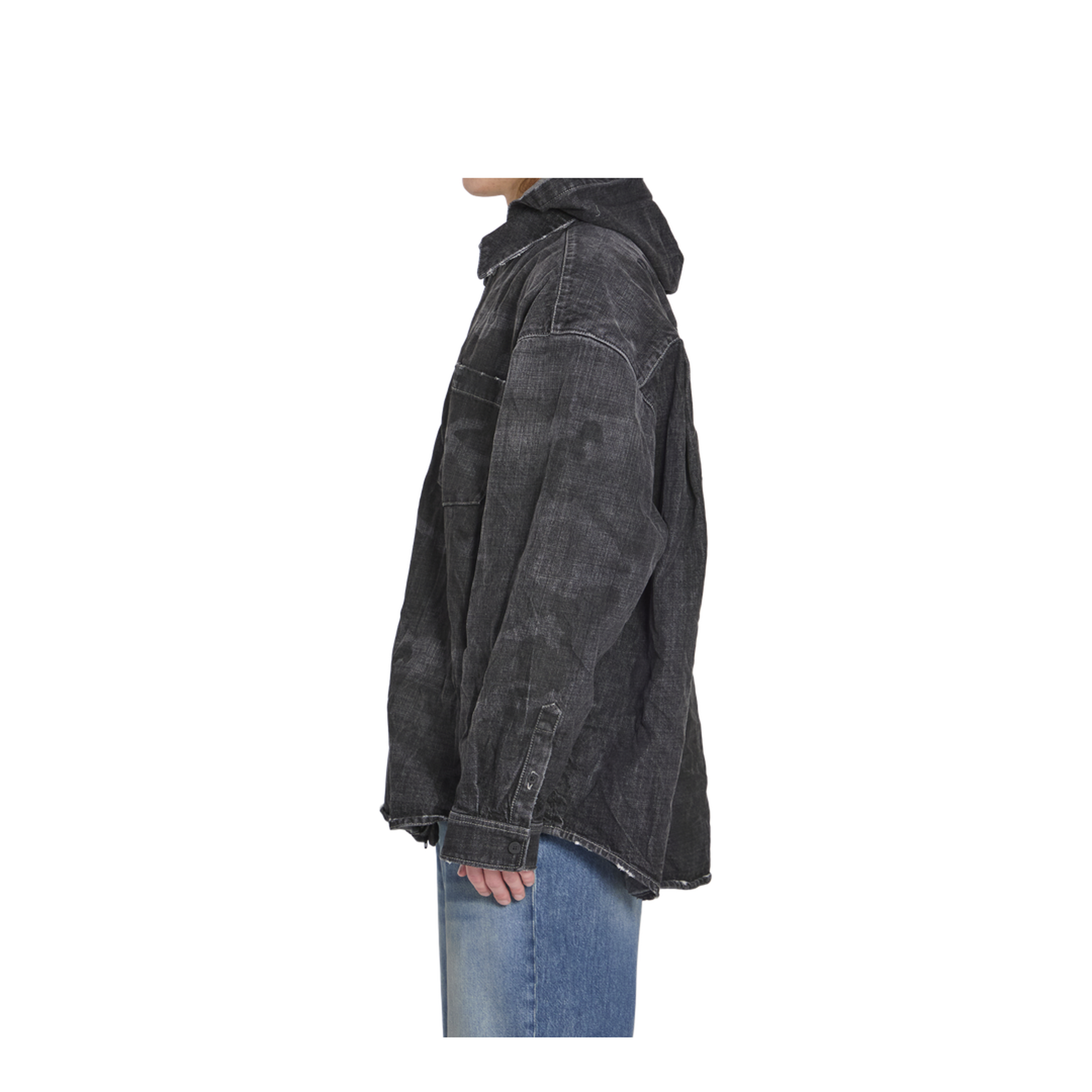 Hooded Denim Parka
