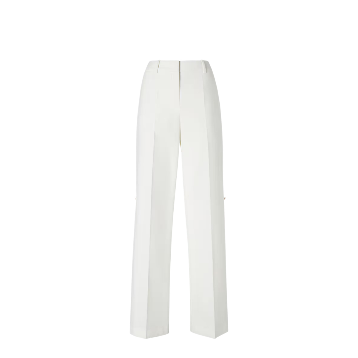 White Cotton Trousers