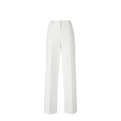 White Cotton Trousers