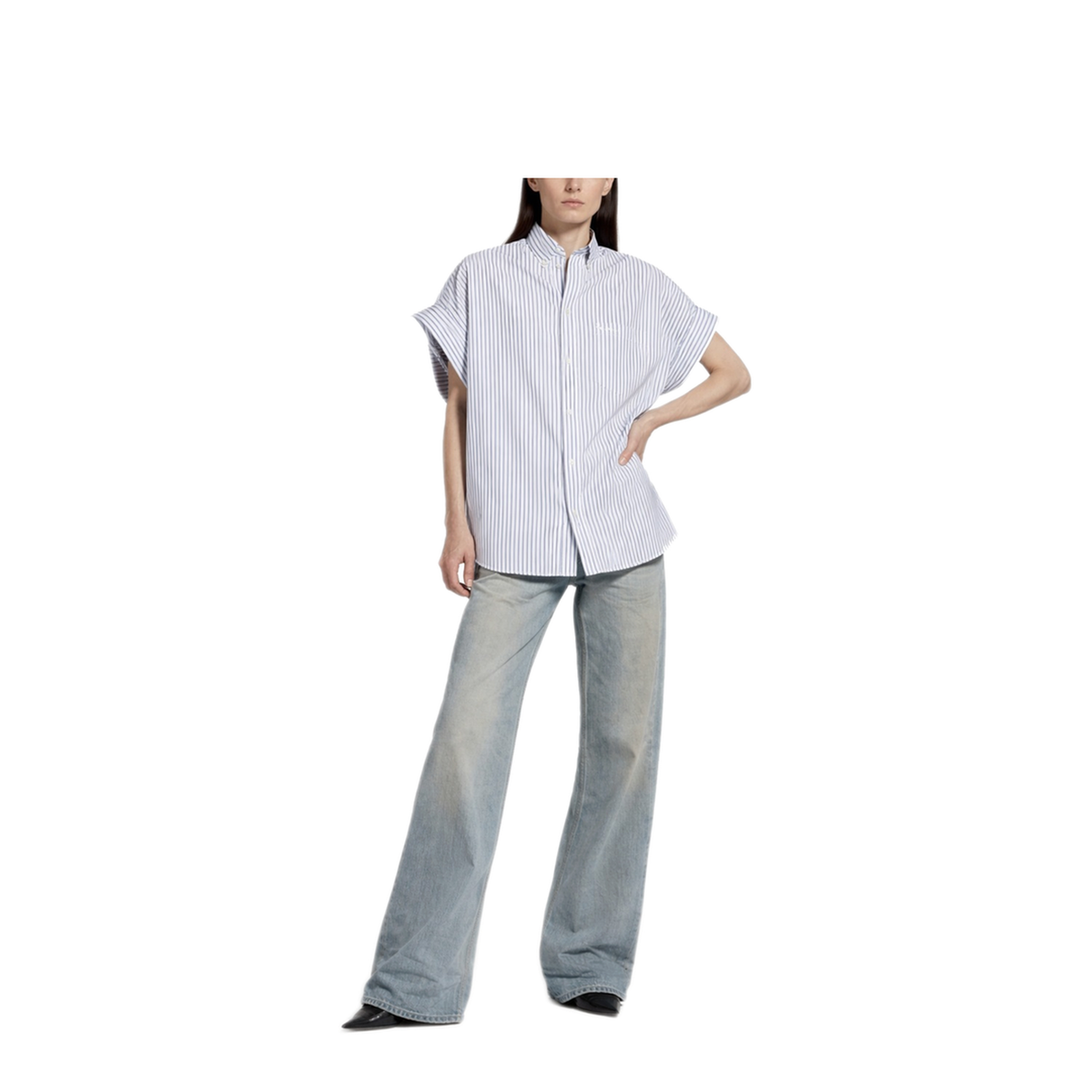 Tucked Sleeve Shirt