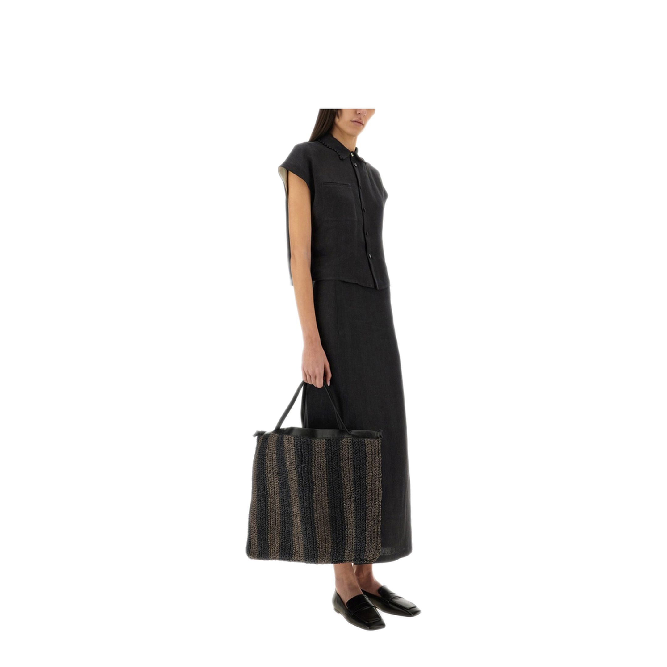 MAYFEYR - Alysi - Linen Skirt With Slit - 105013P5242CB