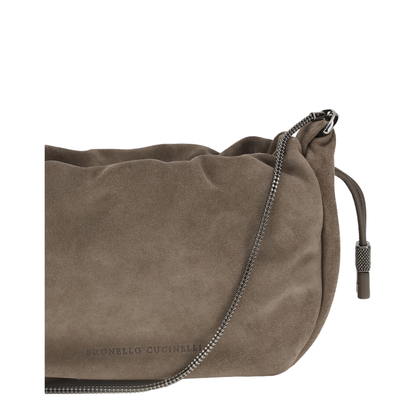 MAYFEYR - Brunello Cucinelli - Suede Shoulder Bag - MBHID2667