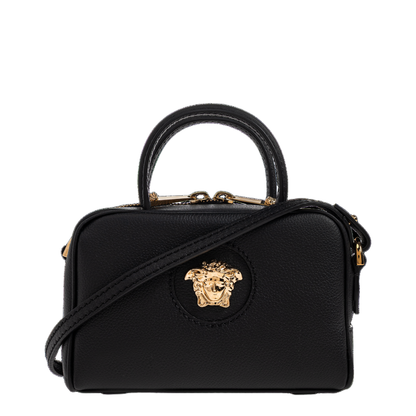Medusa Handbag Leather Black