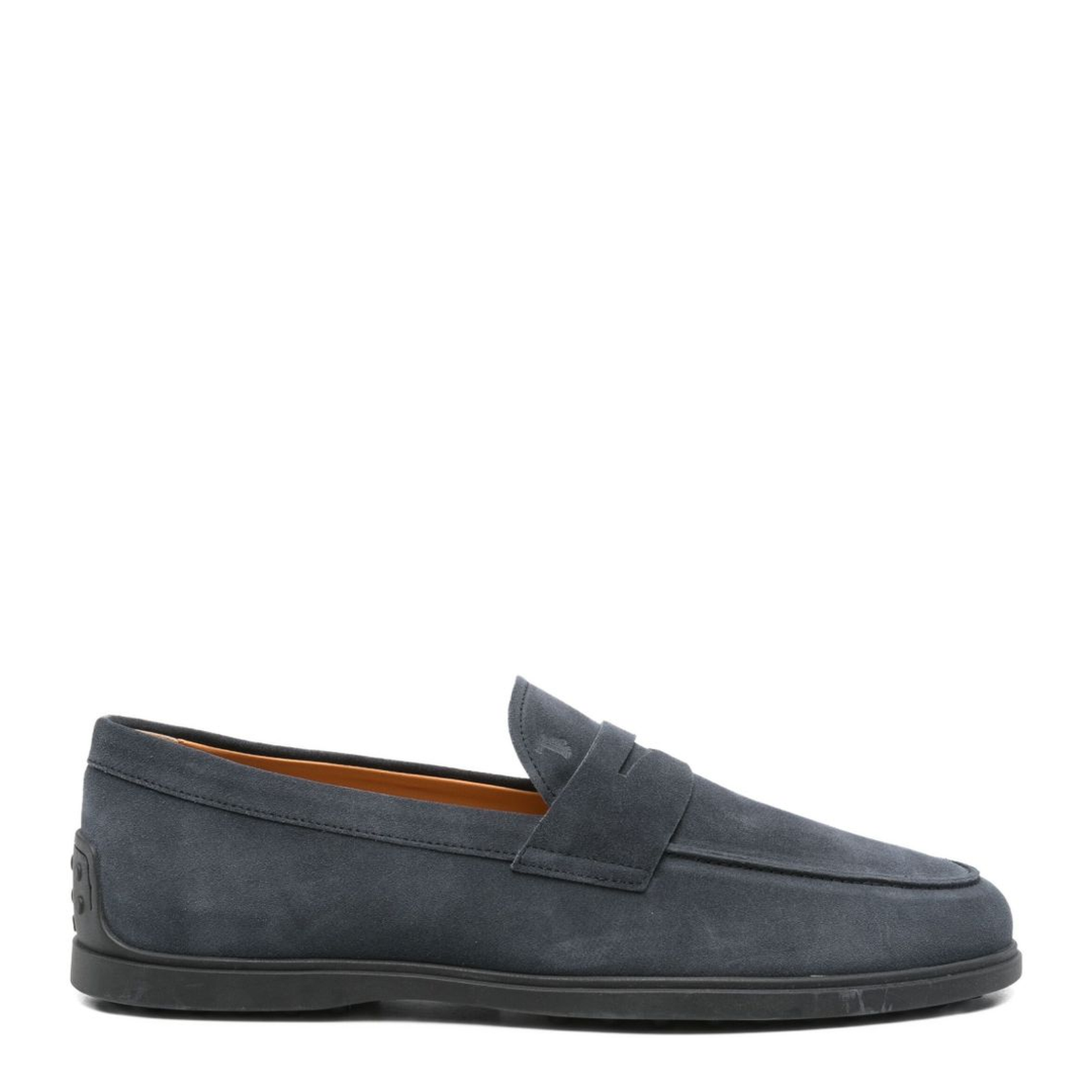 Blue Loafers in Suede