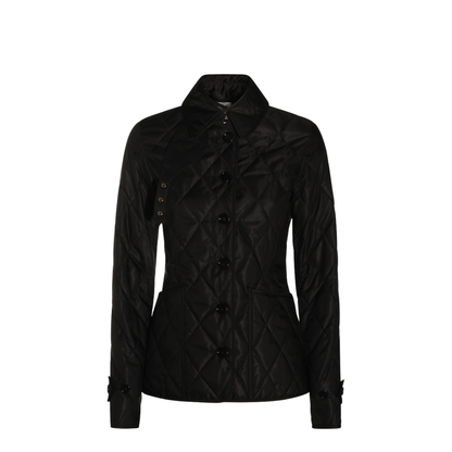 Quilted Jacket In Black
