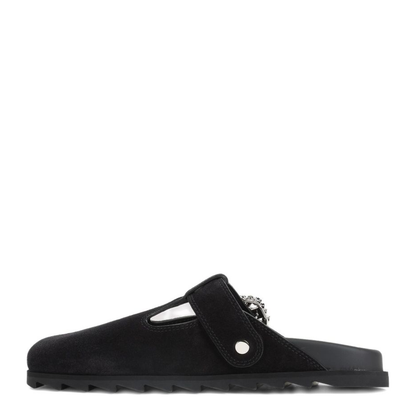 Slidy Mules in Suede