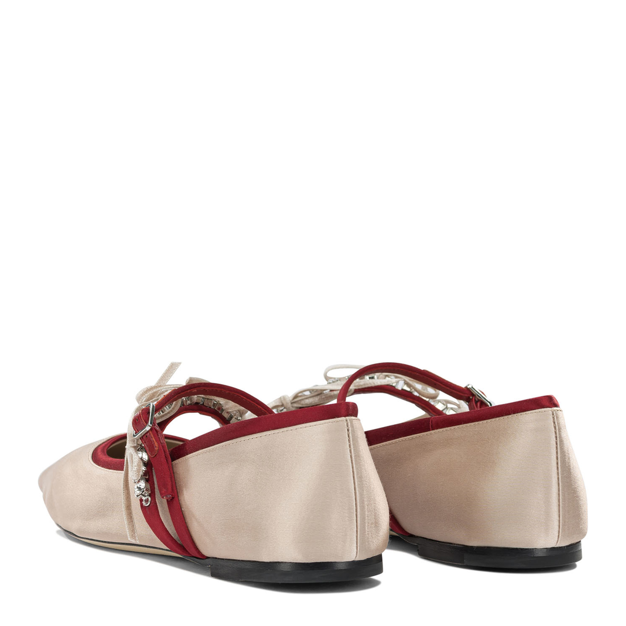 MAYFEYR - Jimmy Choo - Loli Mary Jane Flats - LOLIBALLERINABPZMACARONRUBYRED