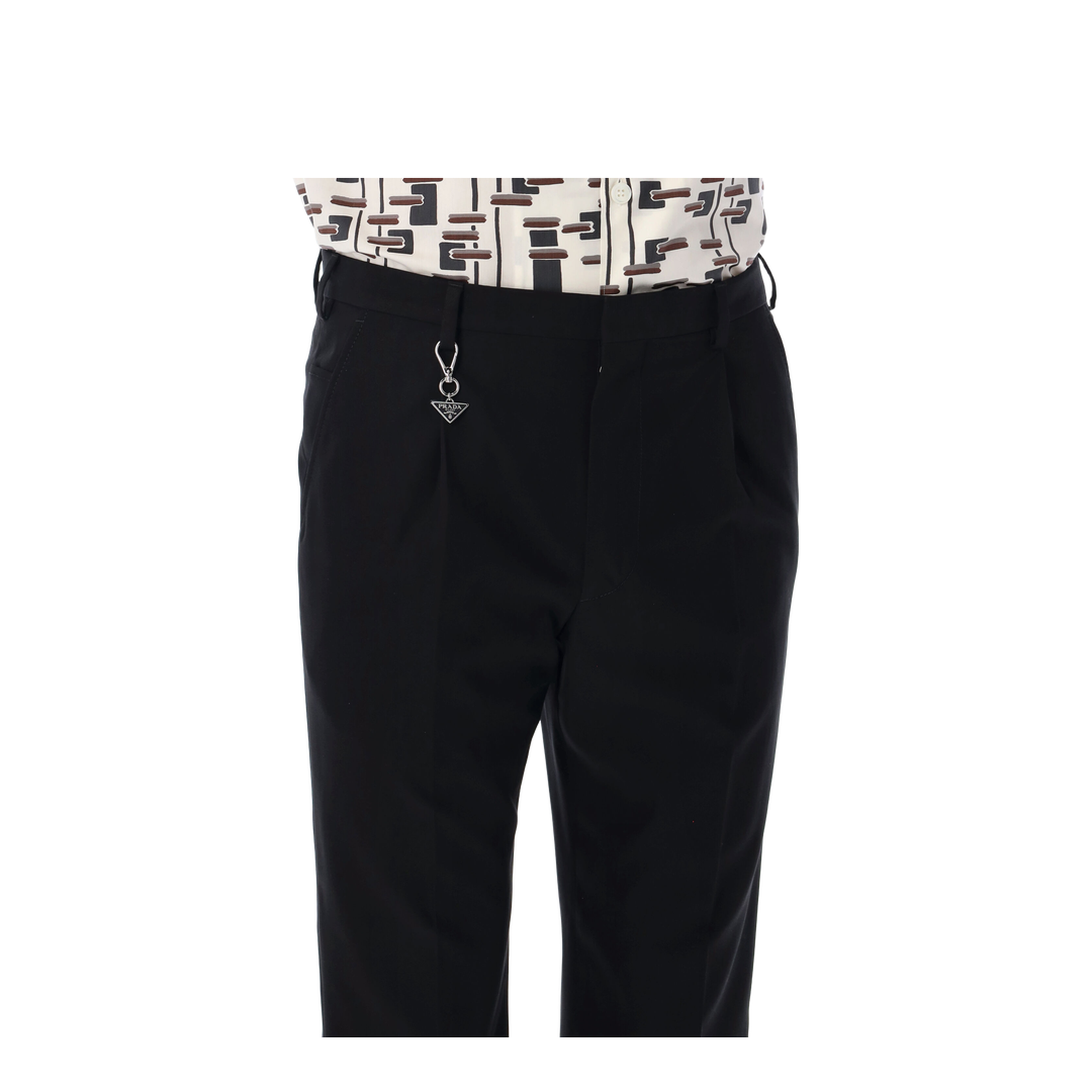 Tailored Pants with Logo