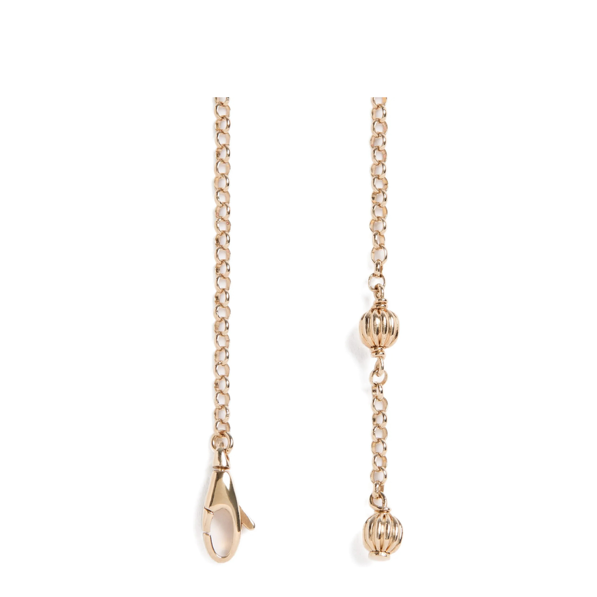 Gold Metal Vlogo Signature Bracelet