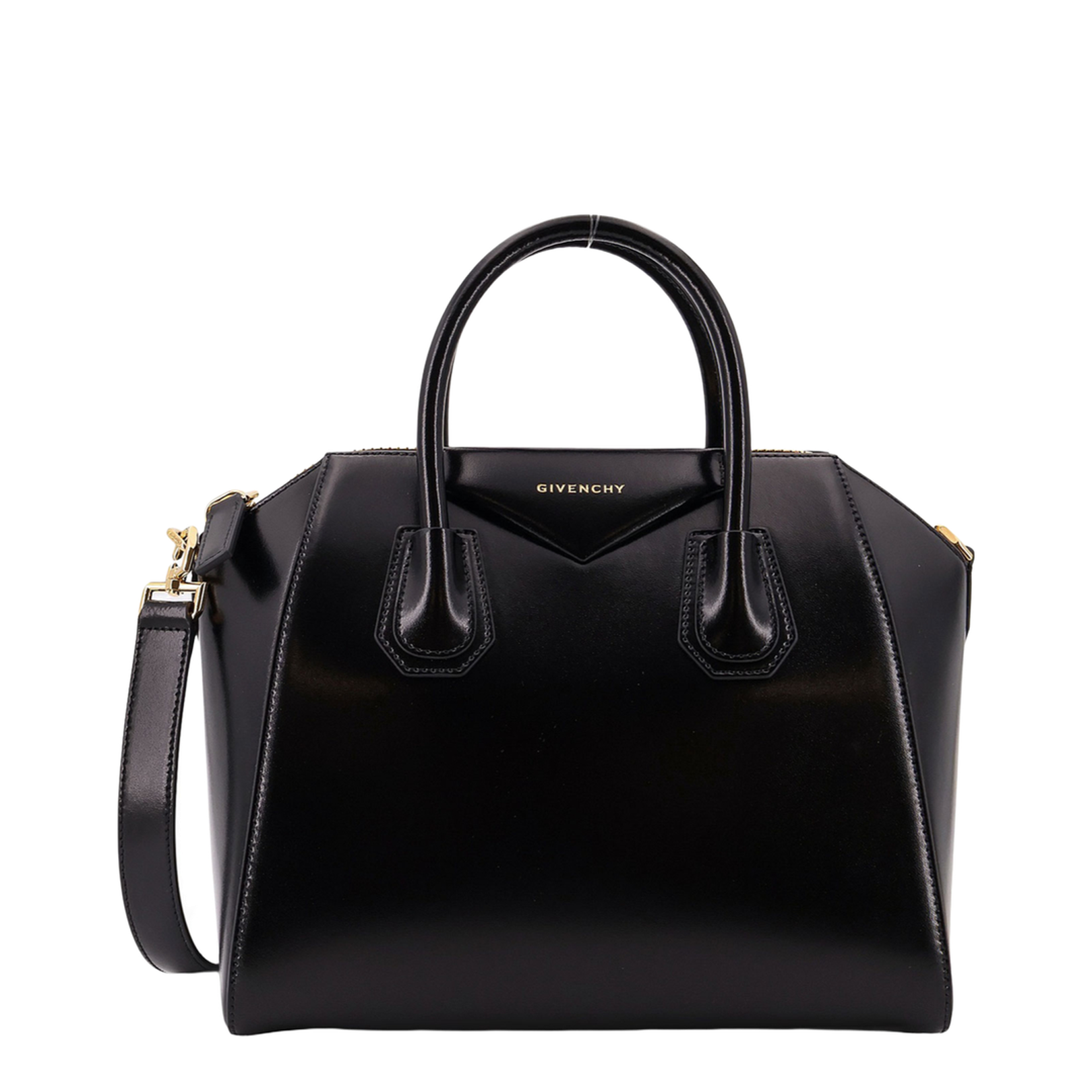 Antigona Small Leather Shoulder Bag