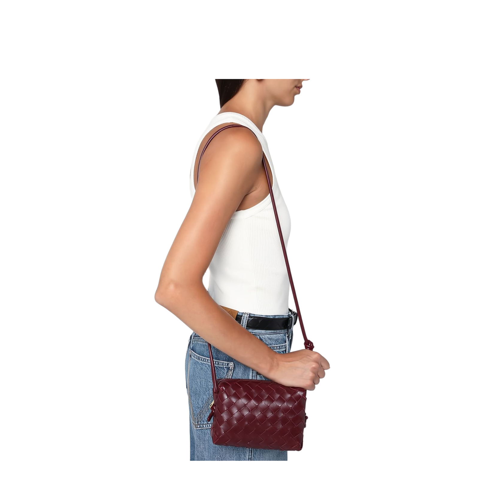 Loop Mini Leather Crossbody Bag