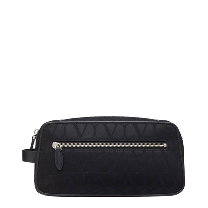 Black Toile Iconographe beauty case