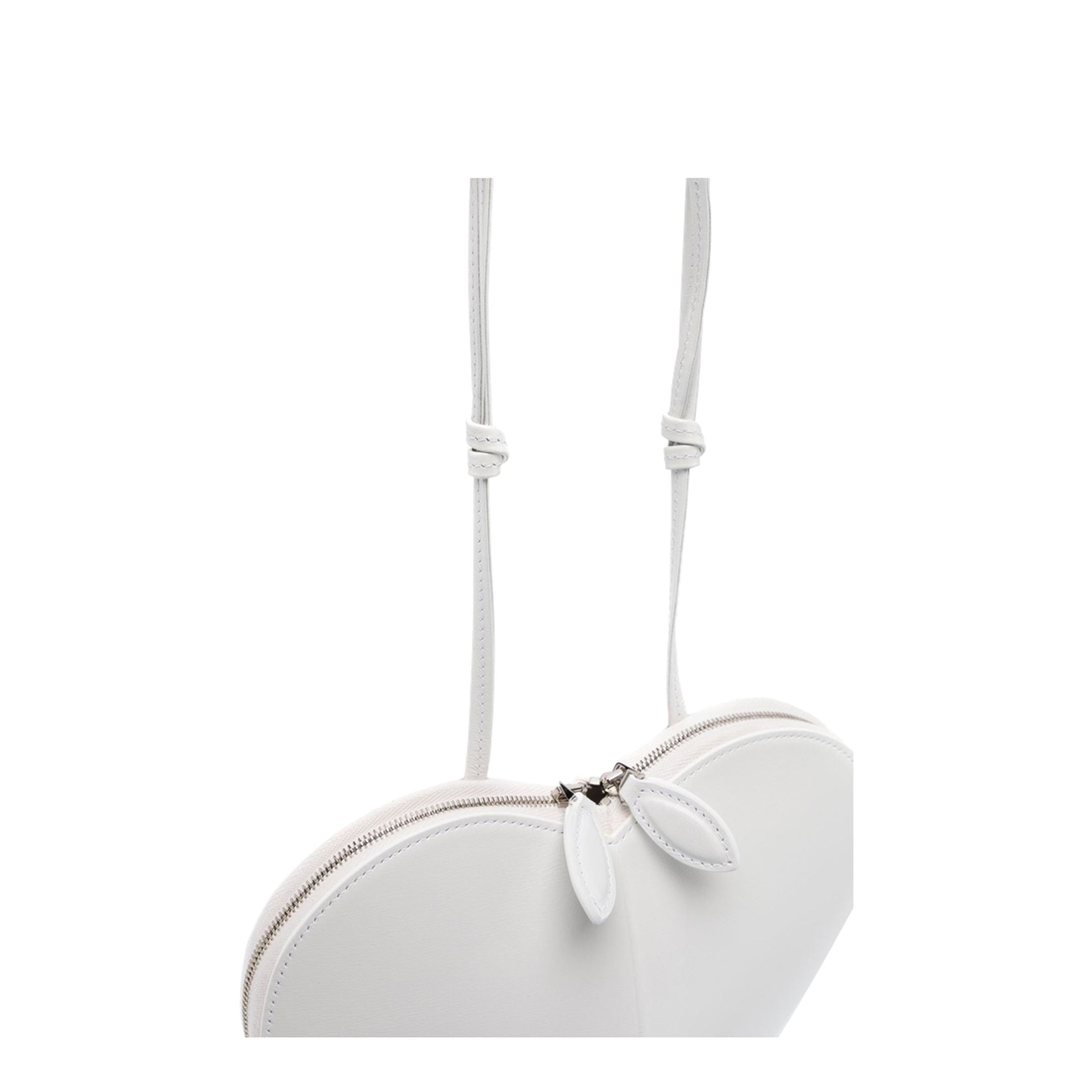 Optical White Le Coeur Bag in Calfskin