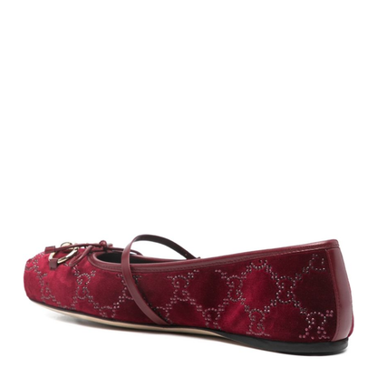 MAYFEYR - Gucci - Flat Shoes Bordeaux - 853100FAFD96255