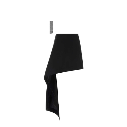 MAYFEYR - Loewe - Black Wool Mini Skirt - S540Y08XCTBLACK