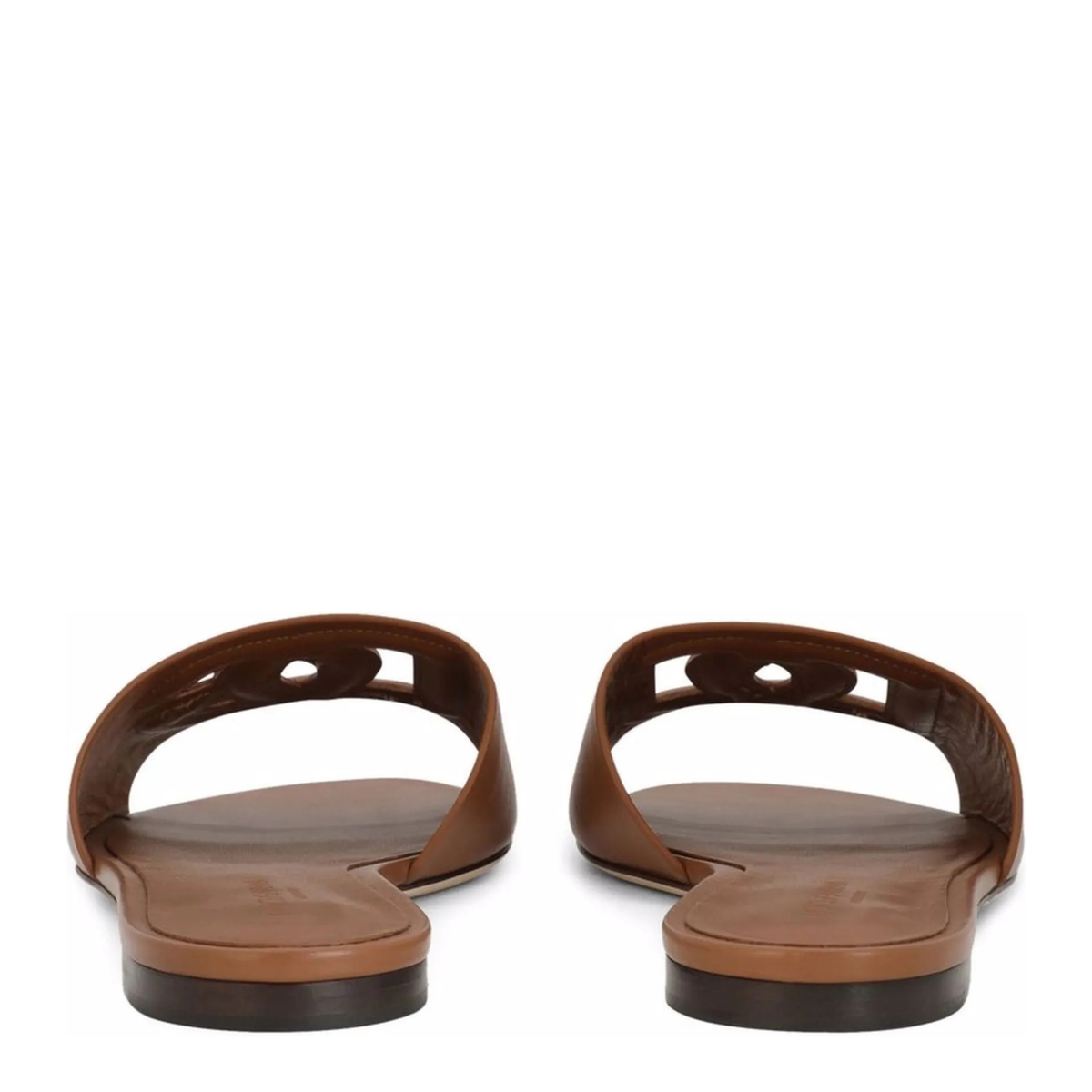 Calfskin Sliders with Logo