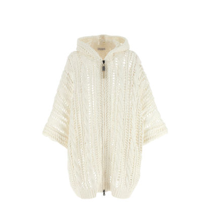 Cable & Mesh Cardigan