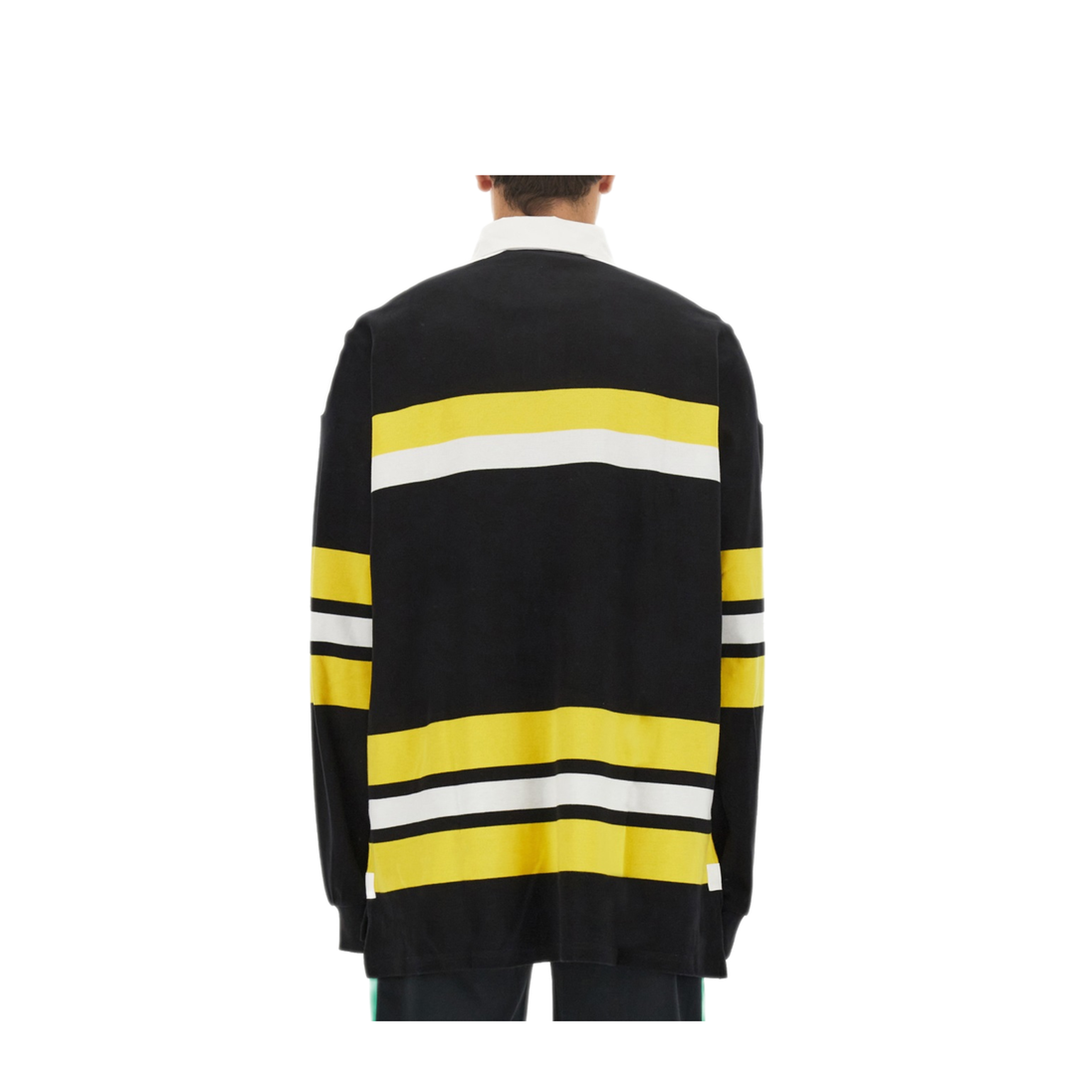 MAYFEYR - Wales Bonner - Polo Shirt With Stripe Pattern - MA23JE06JE061900