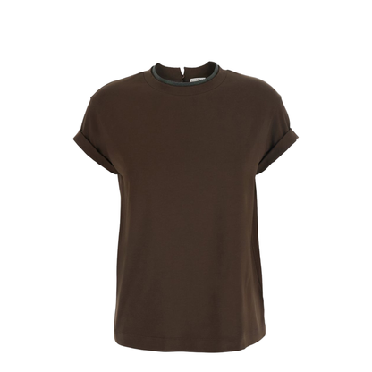 MAYFEYR - Brunello Cucinelli - T-Shirts And Polos Brown - MPT18BD200C4211