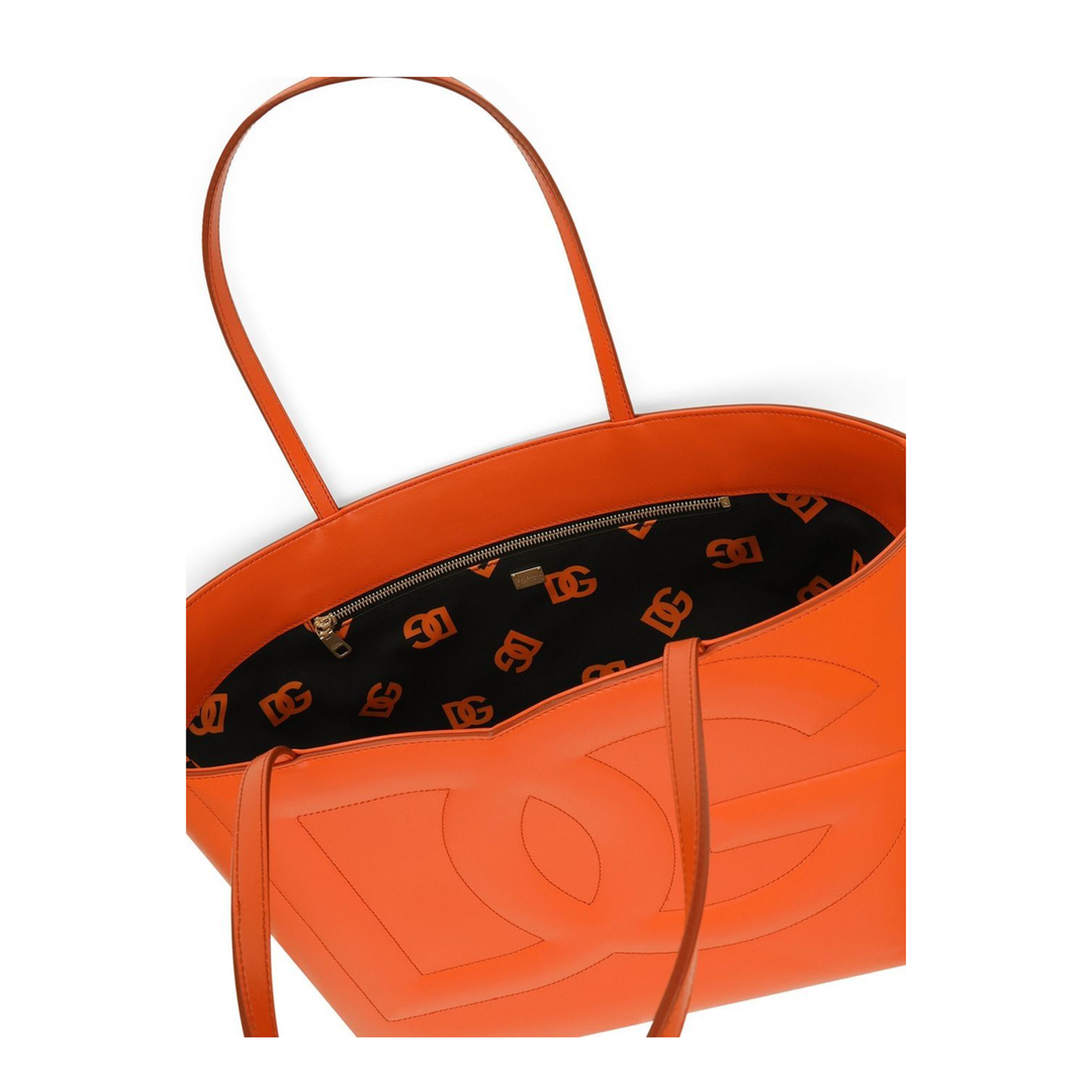 Medium Calfskin Logo Bag Shopper