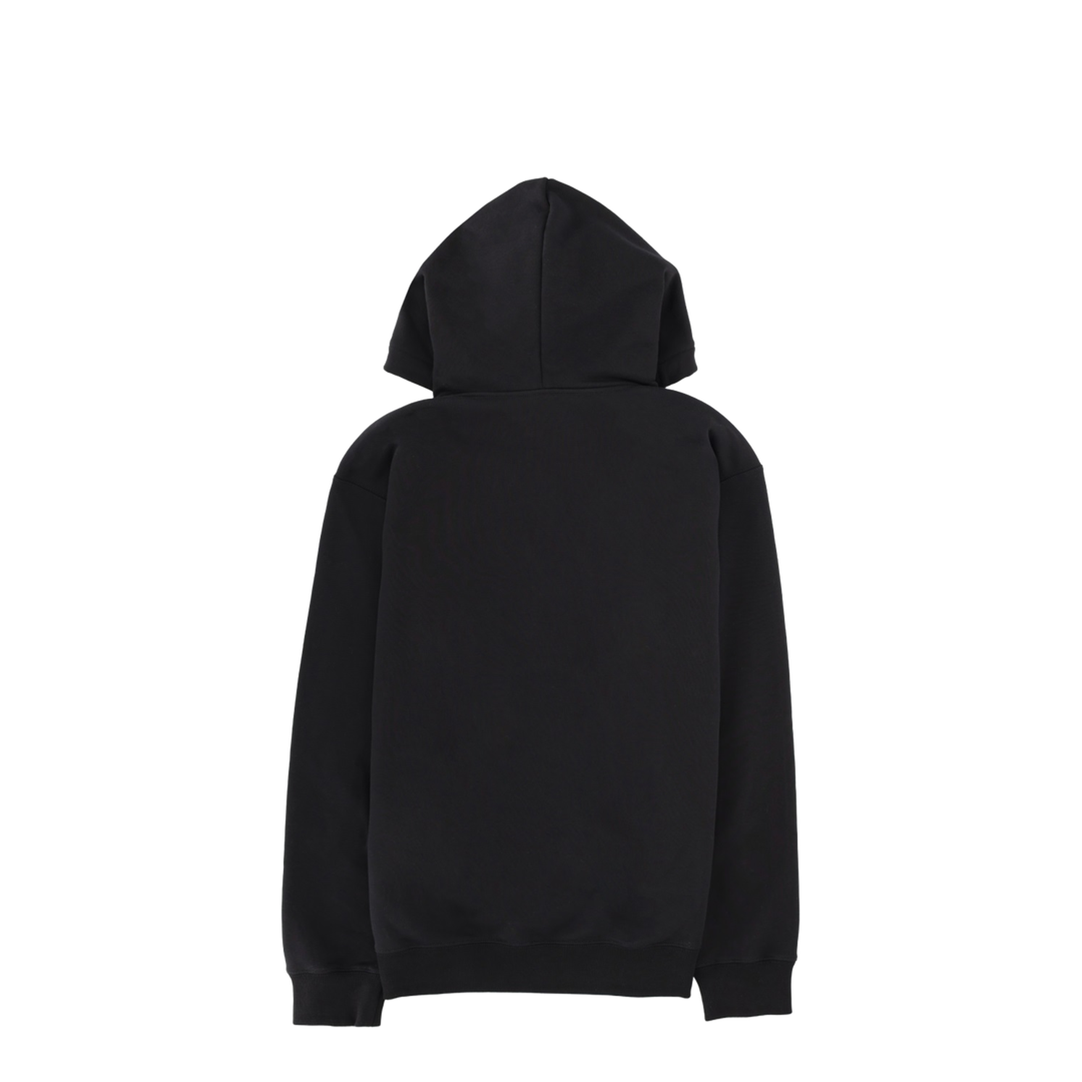 Cotton Jersey Sweatshirt with Print in Black