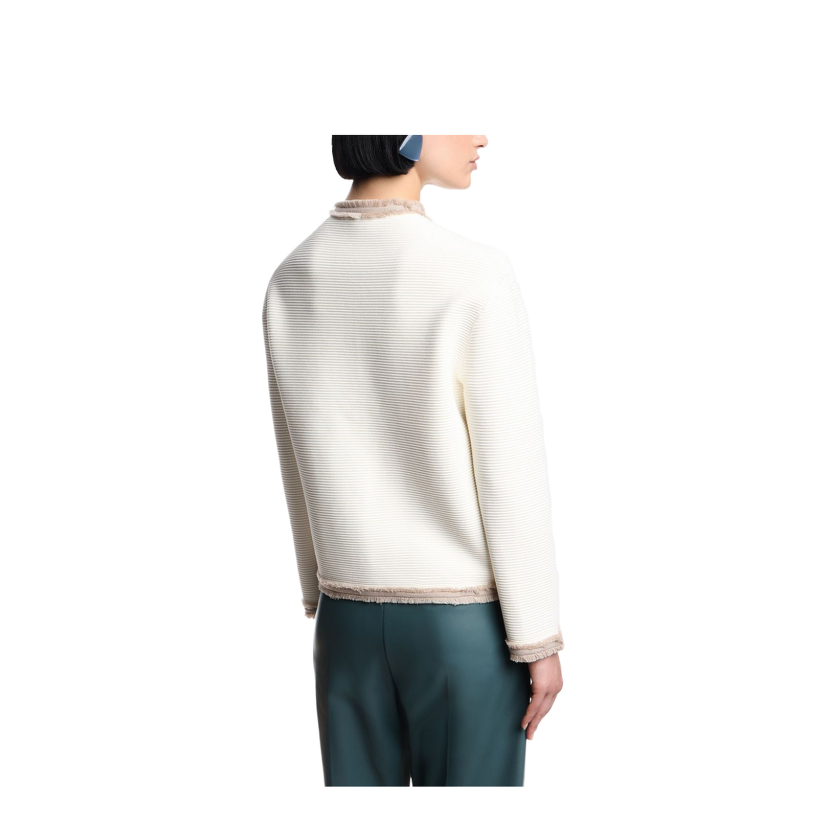 Crewneck Blazer Jacket