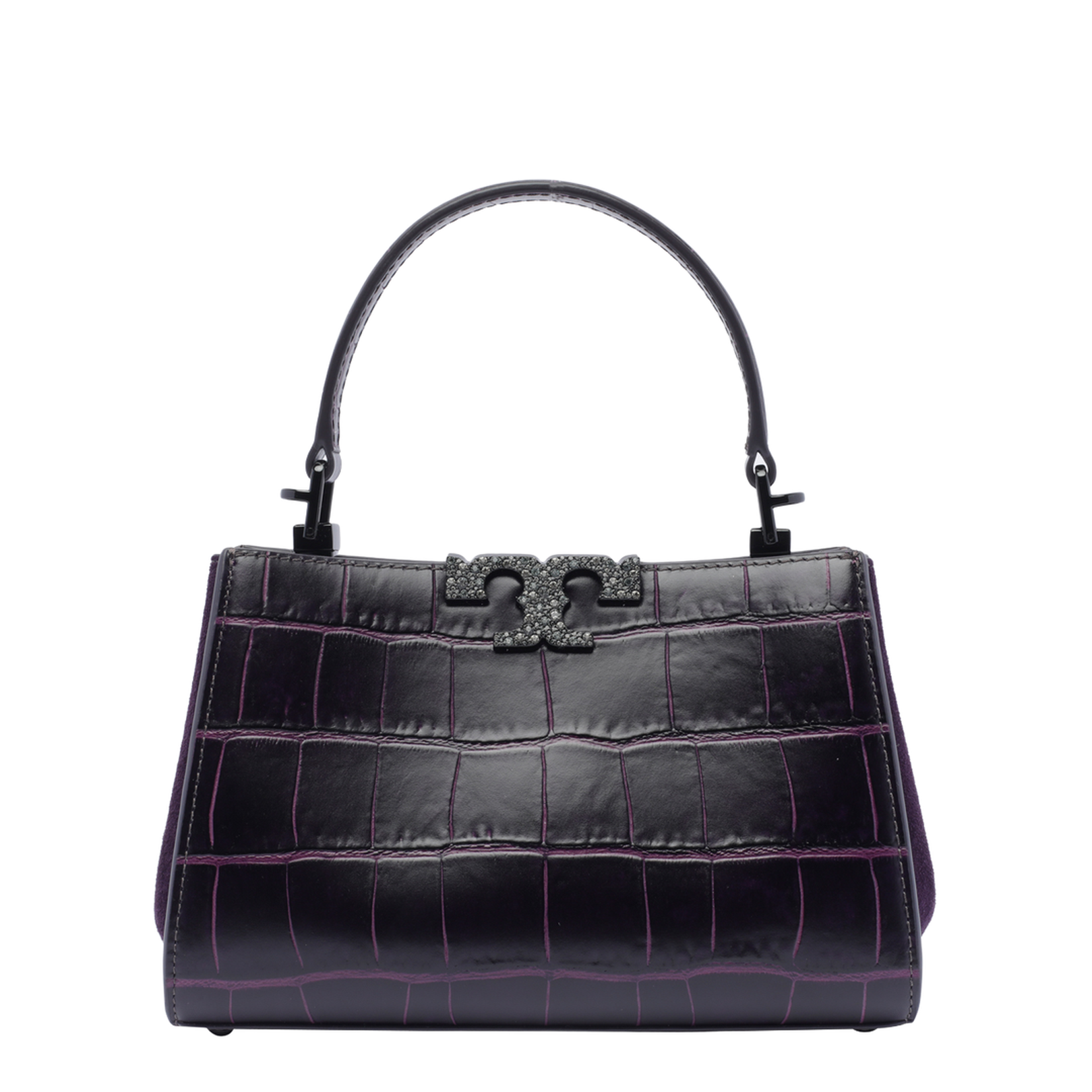 Eleanor Croc Embossed Mini Satchel