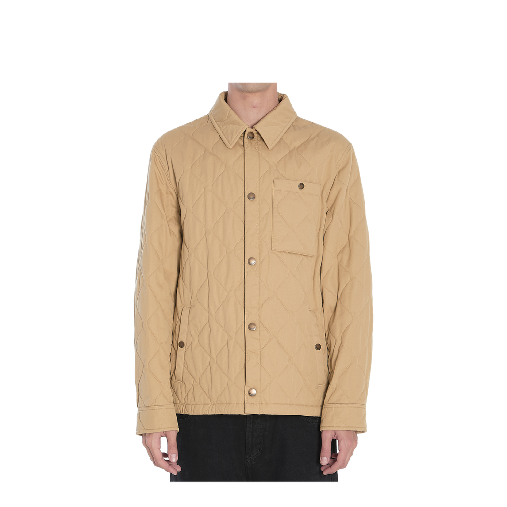 Quilted Gabardine Overshirt