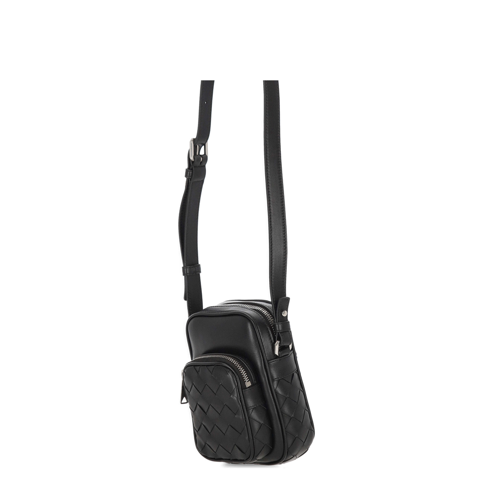 Zipper Shoulder Bag with Adjustable Strap