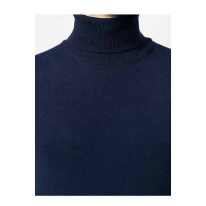 Long-Sleeved Turtleneck Jumper - Blue