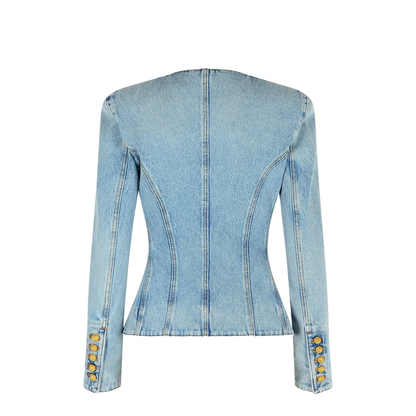 Light Blue Cotton Jacket