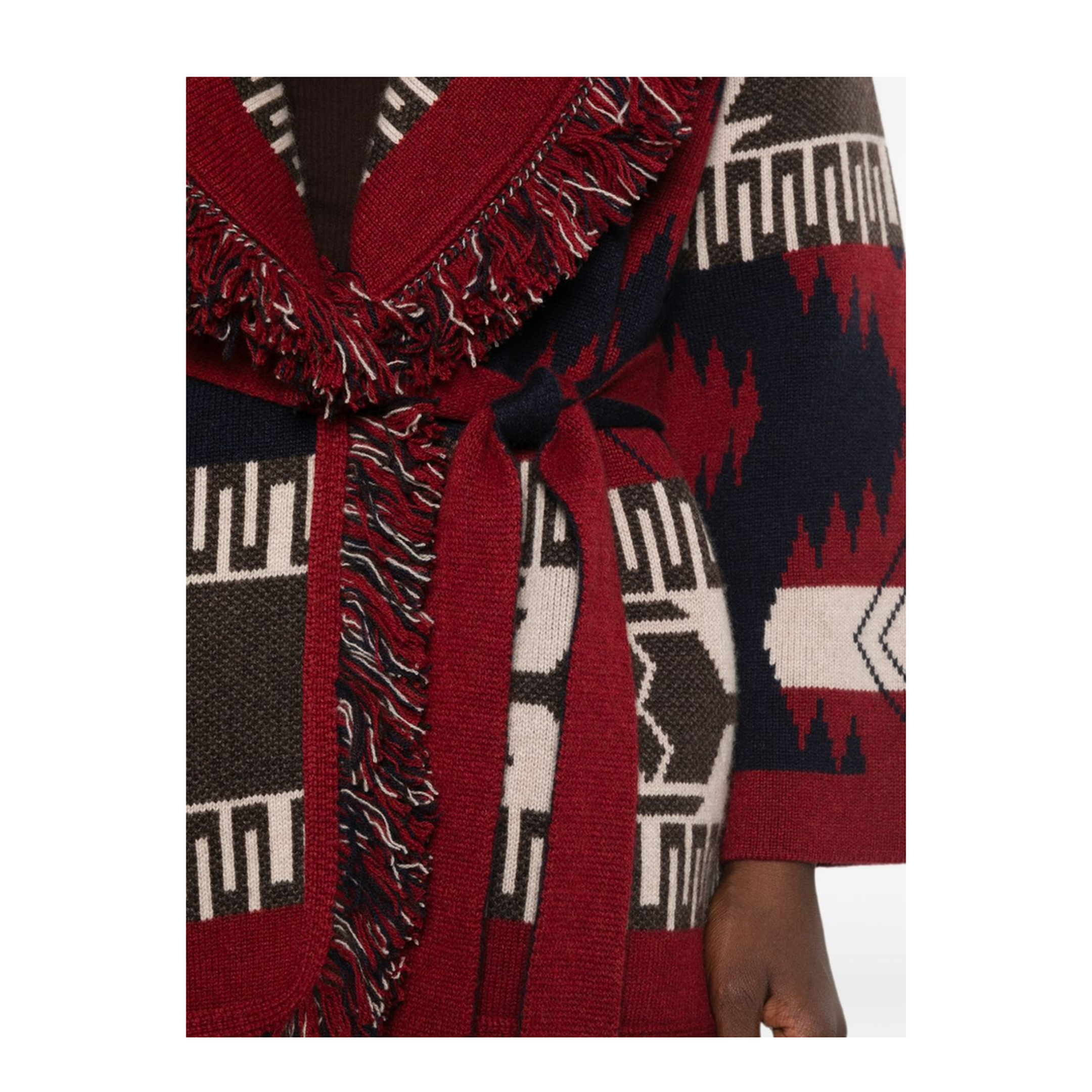 MAYFEYR - Alanui - Sweaters Bordeaux - LWHB064E26KNI0014625