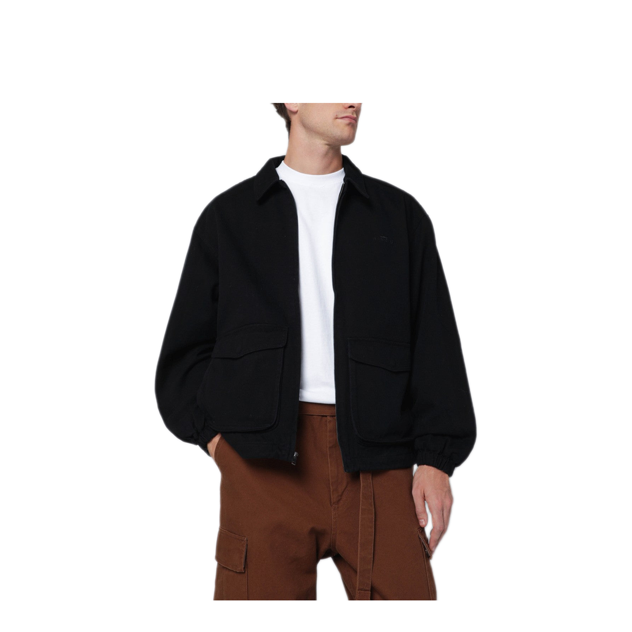 MAYFEYR - Awake NY - Black Zip Up Overshirt With Logo - AWK-FW25-OT002COBLK