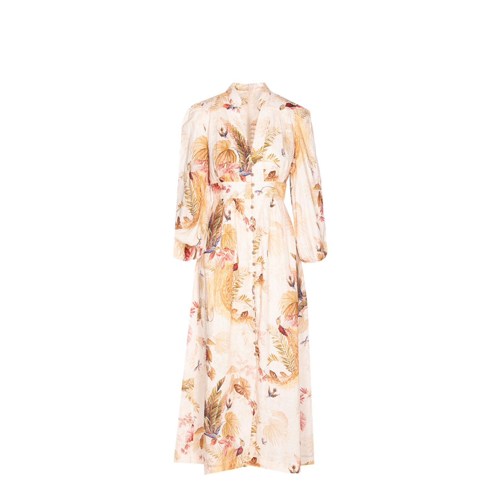 Ascension Printed Linen Dress