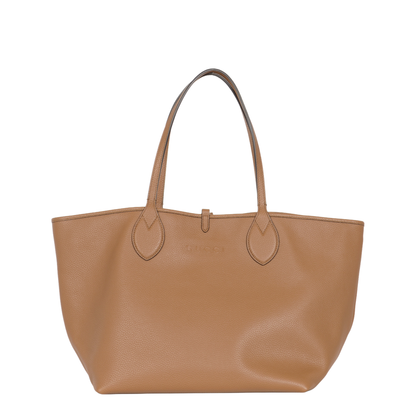 Totissima Large Leather Tote Bags - Brown