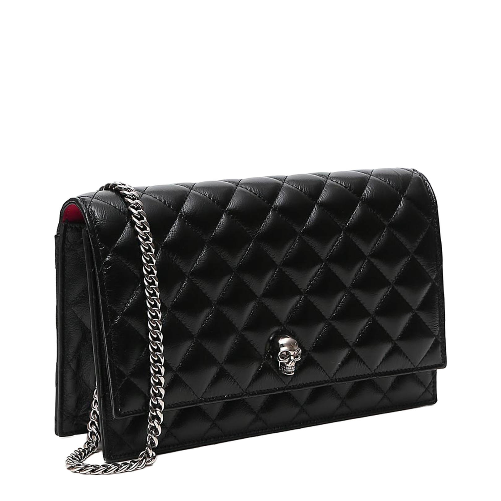 Skull Medium Bag in Black Mate