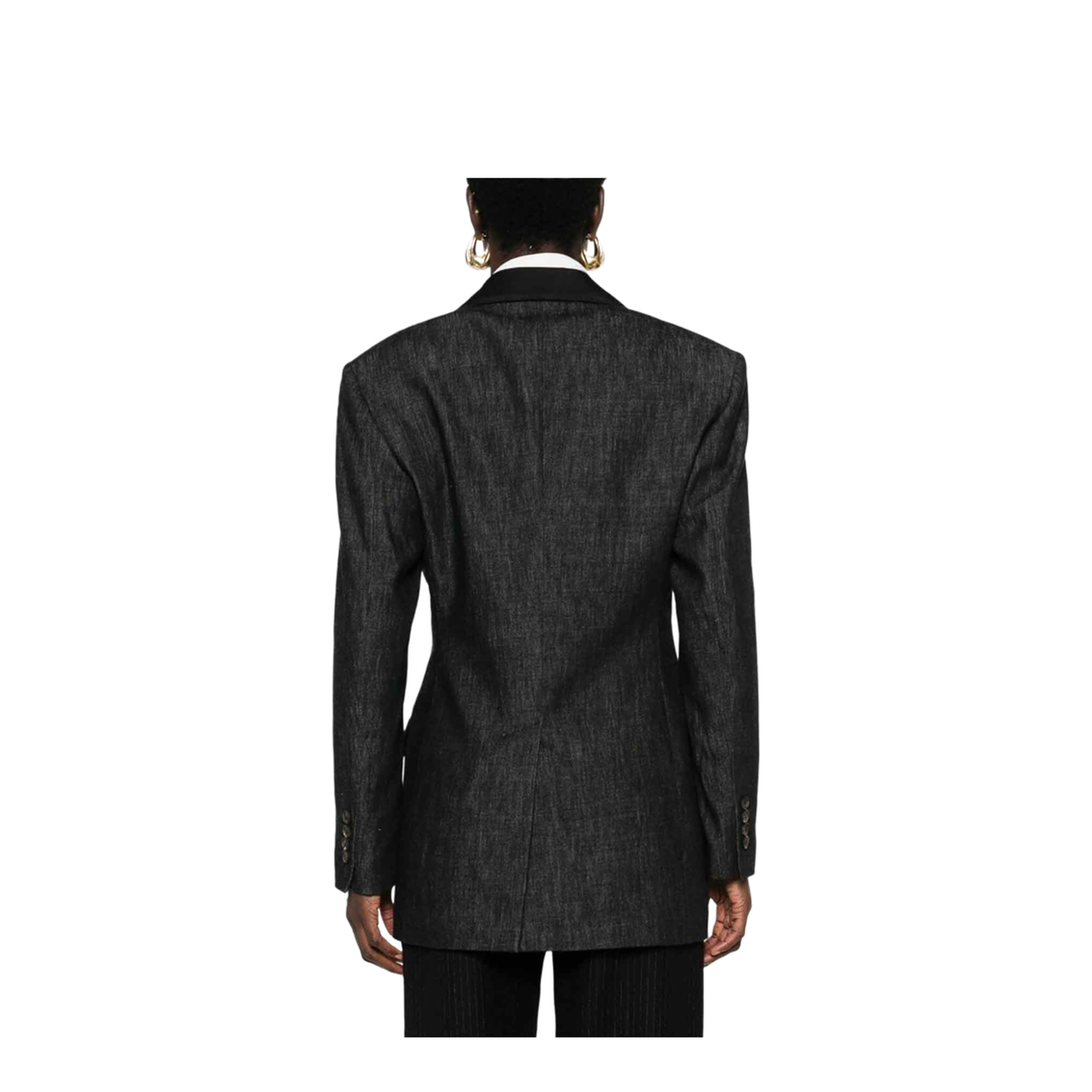 Black Denim Blazer