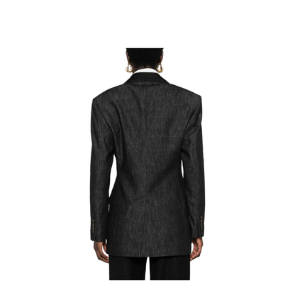 Black Denim Blazer